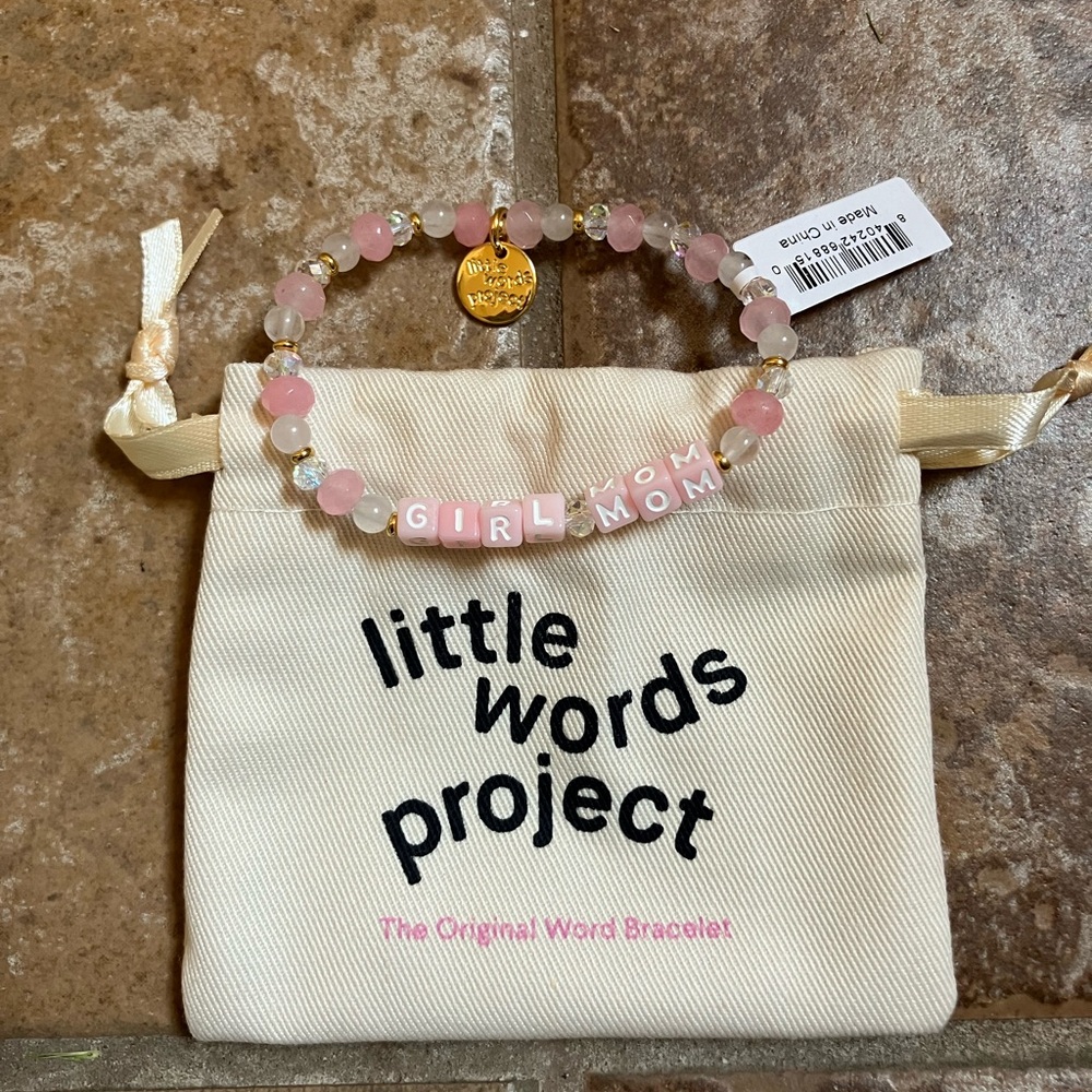 Little Words Project bracelet. Girl Mom. Size XS